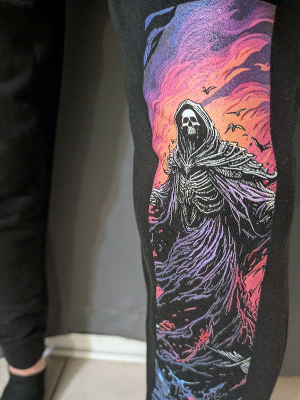 cursejourney sweatpants - magenta reaper