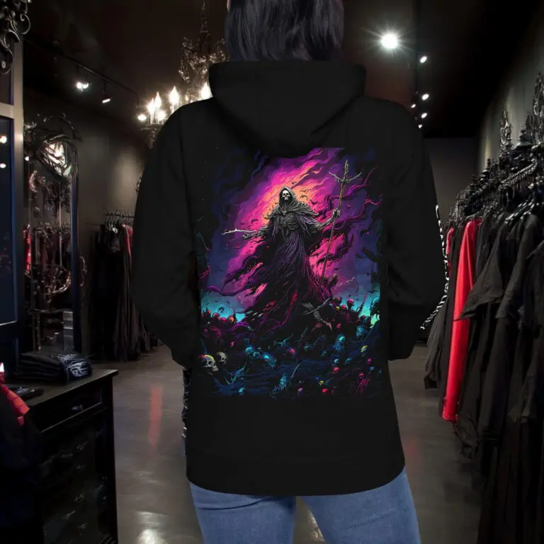 cursejourney hoodie magenta reaper